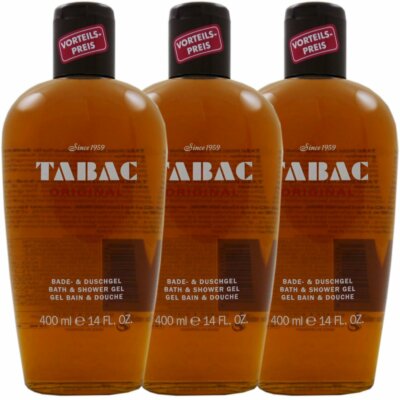 Tabac Original 3 x 400 ml Duschgel Showergel Shower Gel Badegel Set