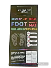 Unwrap Joy Today with Foot Massager Mat Relax and Boost Circulation NEW SEALED