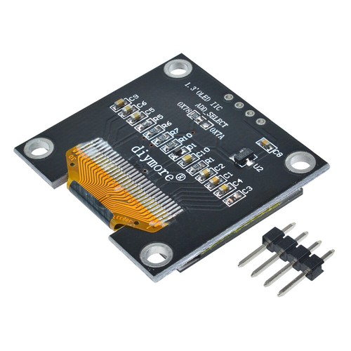 OLED Display Module IIC I2C/SPI 0.49/0.69/0.91/0.96/1.3" White/Blue For Arduino - Bild 79 von 95