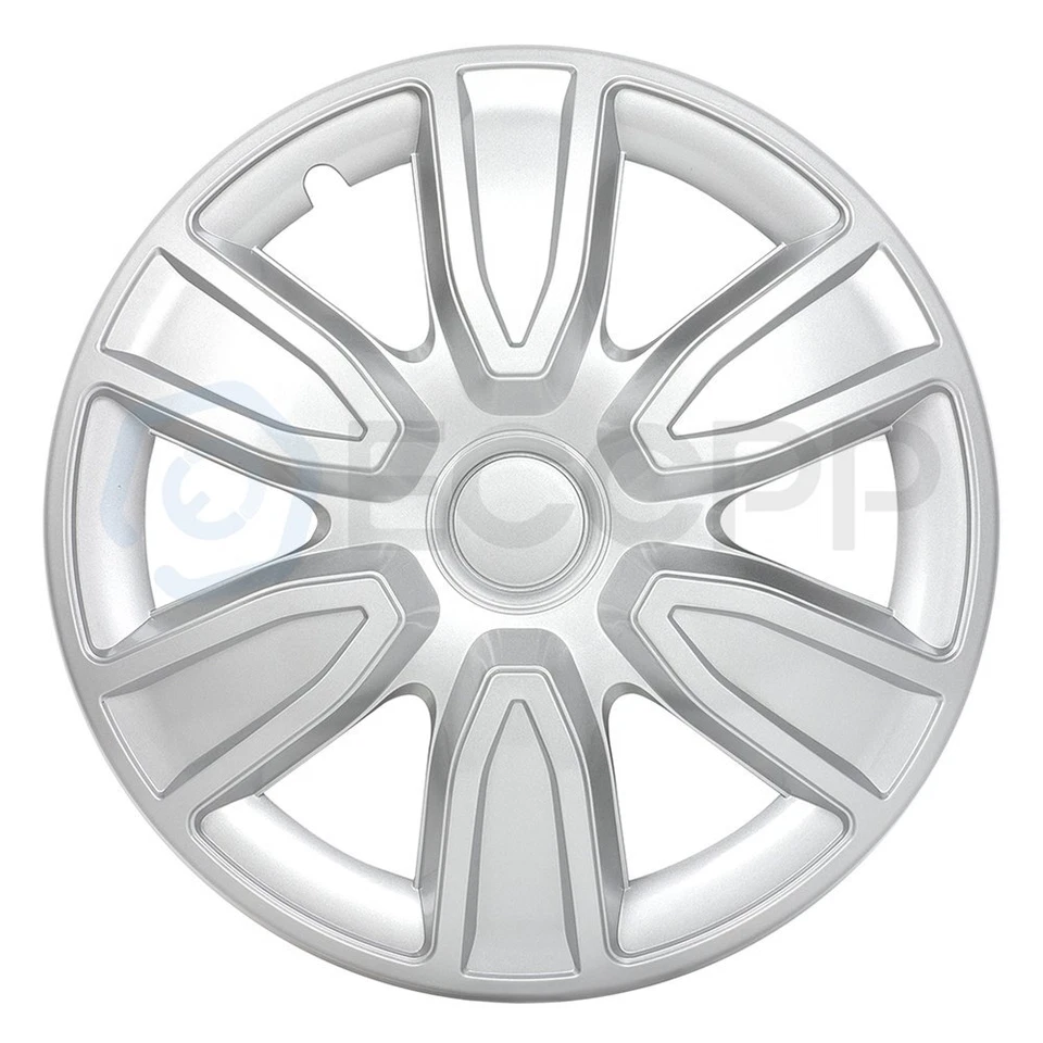 Juego de 4 tapacubos universales ECCPP para neumáticos R15 solo de 15 pulgadas Foto 3 de 4