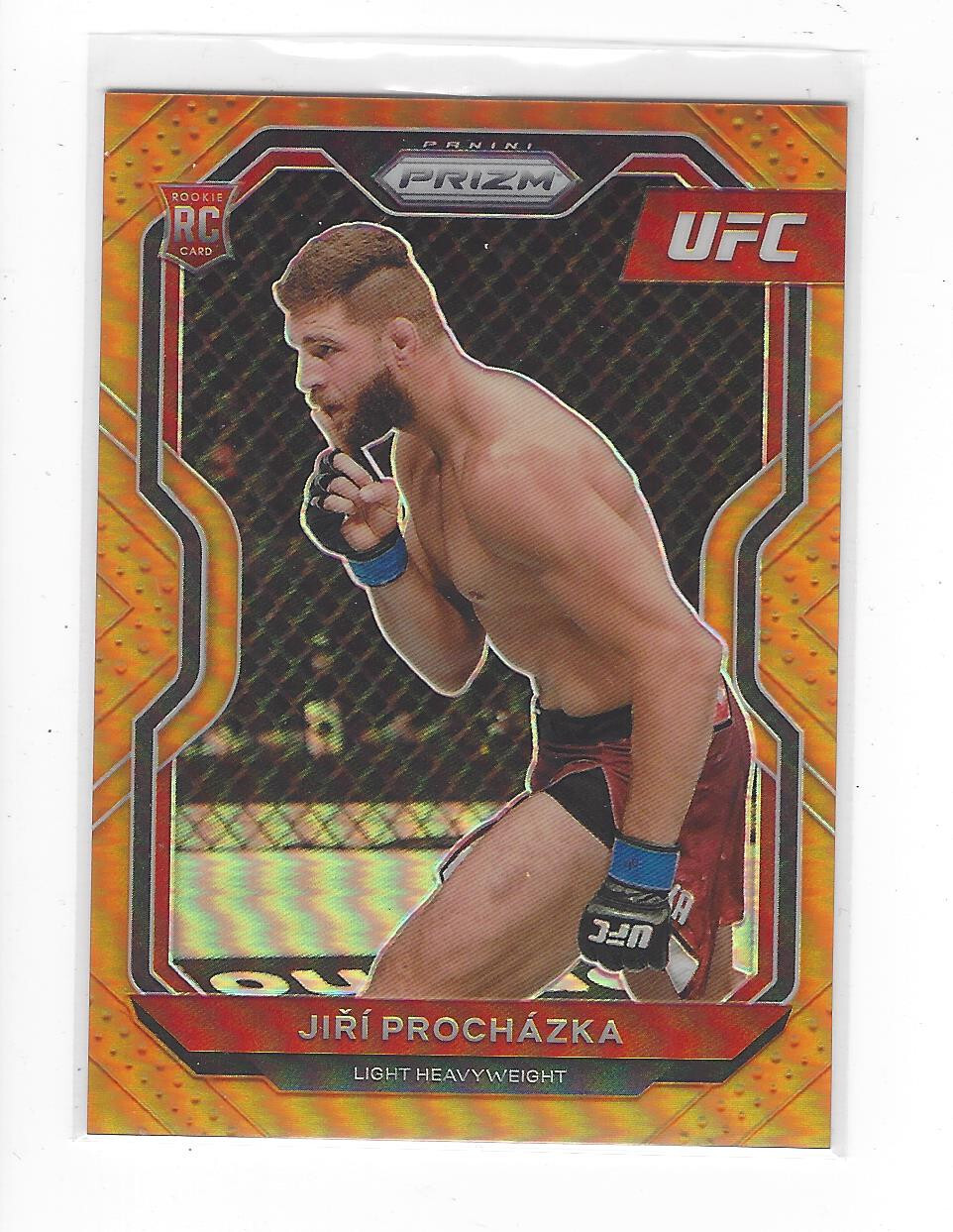 JIRI PROCHAZKA 2021 Panini Prizm UFC Prizms Orange #84 ROOKIE 31/99!