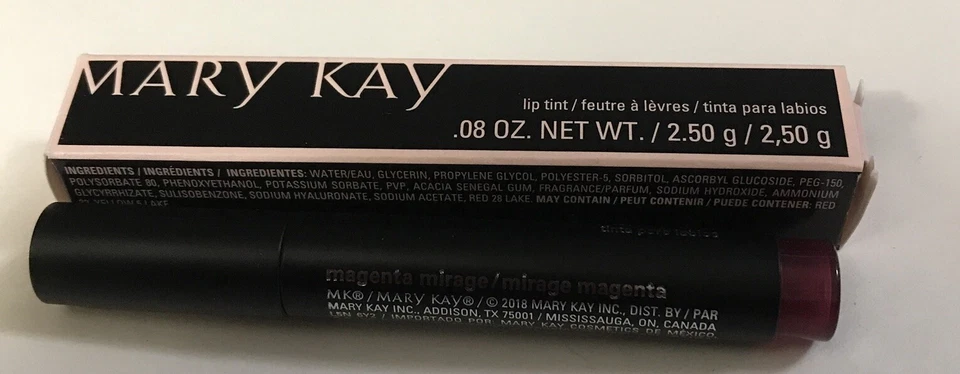 Mary Kay Magenta Lip Tint 138246 Size .08 oz New in Box - Image 2 of 2