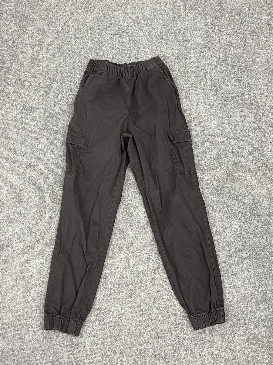 H&M Divided Joggers Cargo Pants Womens 2 Regular Fit Mid Rise Pull