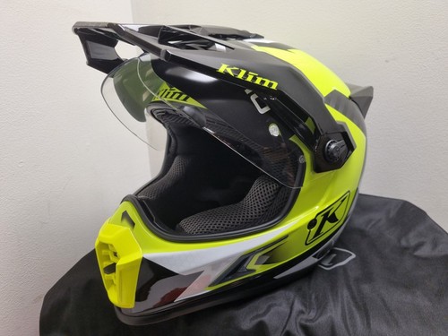 KLIM KRIOS PRO CHARGER HI-VIS Casque moto intégral taille S (55-56 cm) *NEUF* - Imagen 3 de 4