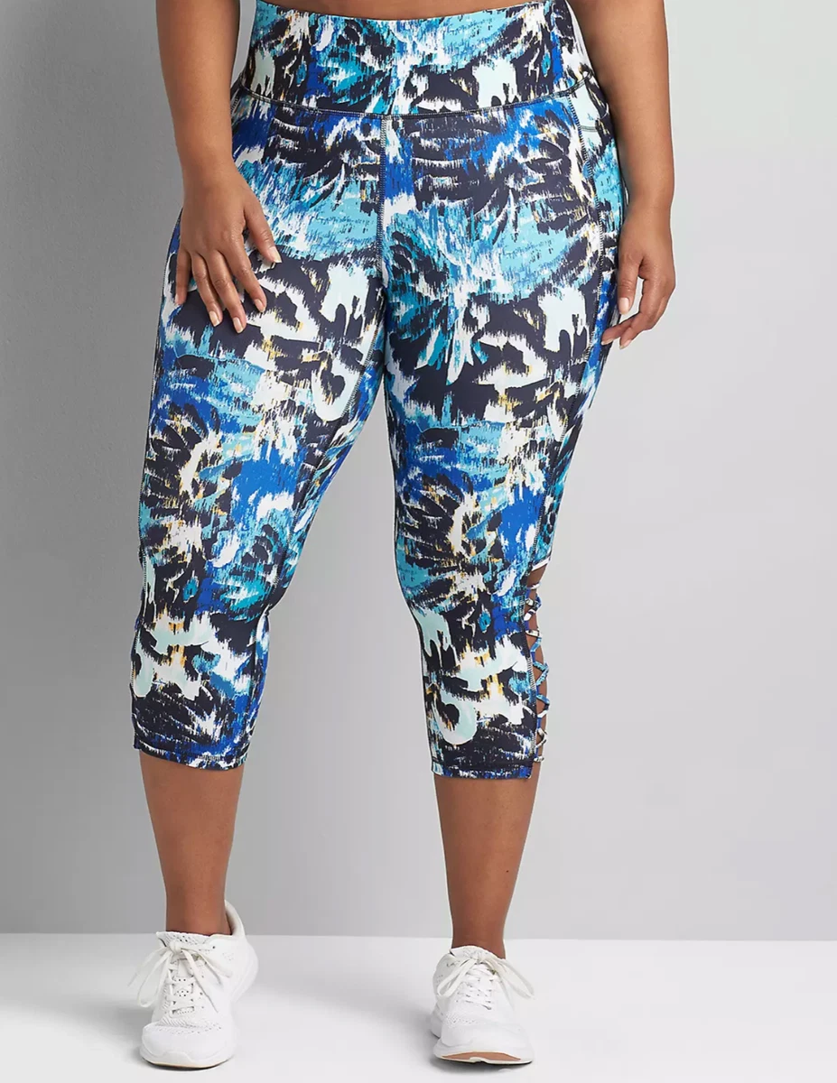 Lane bryant top capri leggings