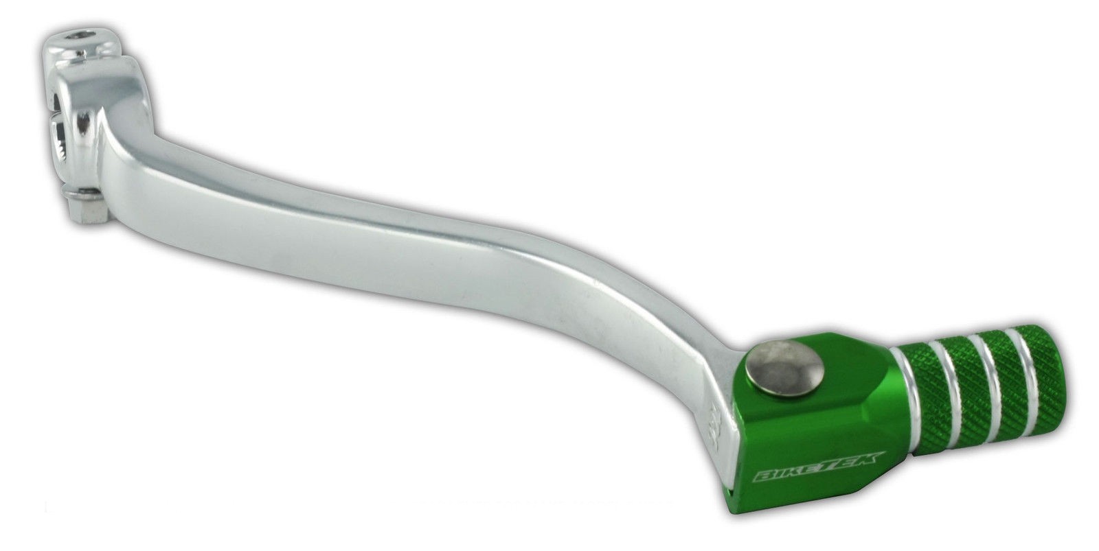 BIKETEK FORGED GEAR PEDAL GREEN TIP KAWASAKI