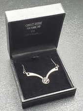 VINTAGE 925 SILVER KIT HEATH RENEE MACKINTOSH NECKLACE 17" *boxed