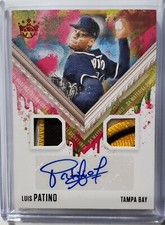 2021 Diamond Kings Luis Patino Dual Jersey Patch Red Parallel FOTL 3/5