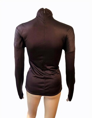 Gucci by Tom Ford Keyhole Cutout Blouse Top | eBay