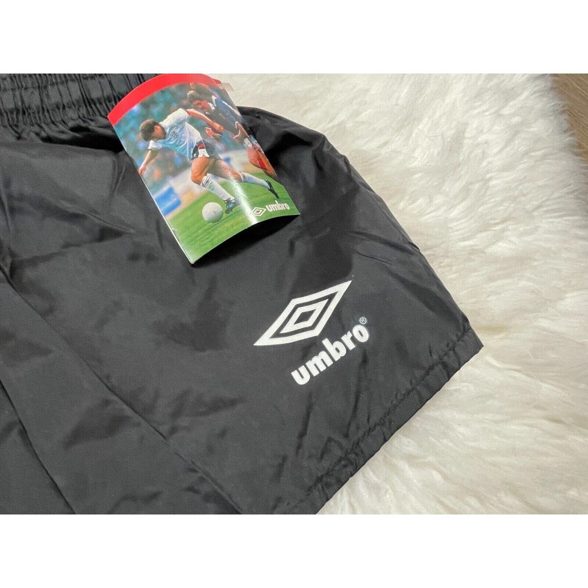 NWOT Vintage 90s Nylon UMBRO Black Checkered Youth Large NWOT Vintage 90s Nylon UMBRO Black Checkered Youth Large