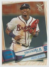 2019 Topps Big League Award Winners #381 Ronald Acuna Jr. - Atlanta Braves