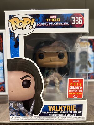 Marvel Thor Ragnarok Valkyrie 336 Summer Con Exclusive Funko Pop OVP Rare New