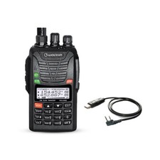 WOUXUN KG-UV6D-E L/H VHF LVHF 2/4m HANDFUNKGERÄT + Prog. Kabel