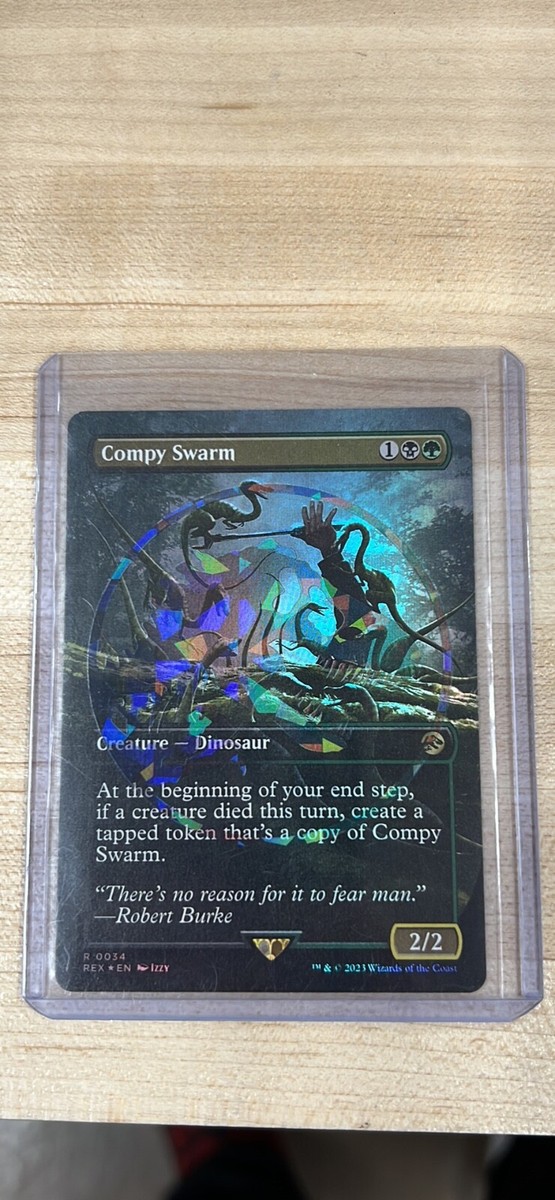 【PSA10】コンプソグナトゥスの大群/Compy Swarm◆ ロゴ入り Compy Swarm (Borderless) (Emblem) Universes Beyond: Jurassic