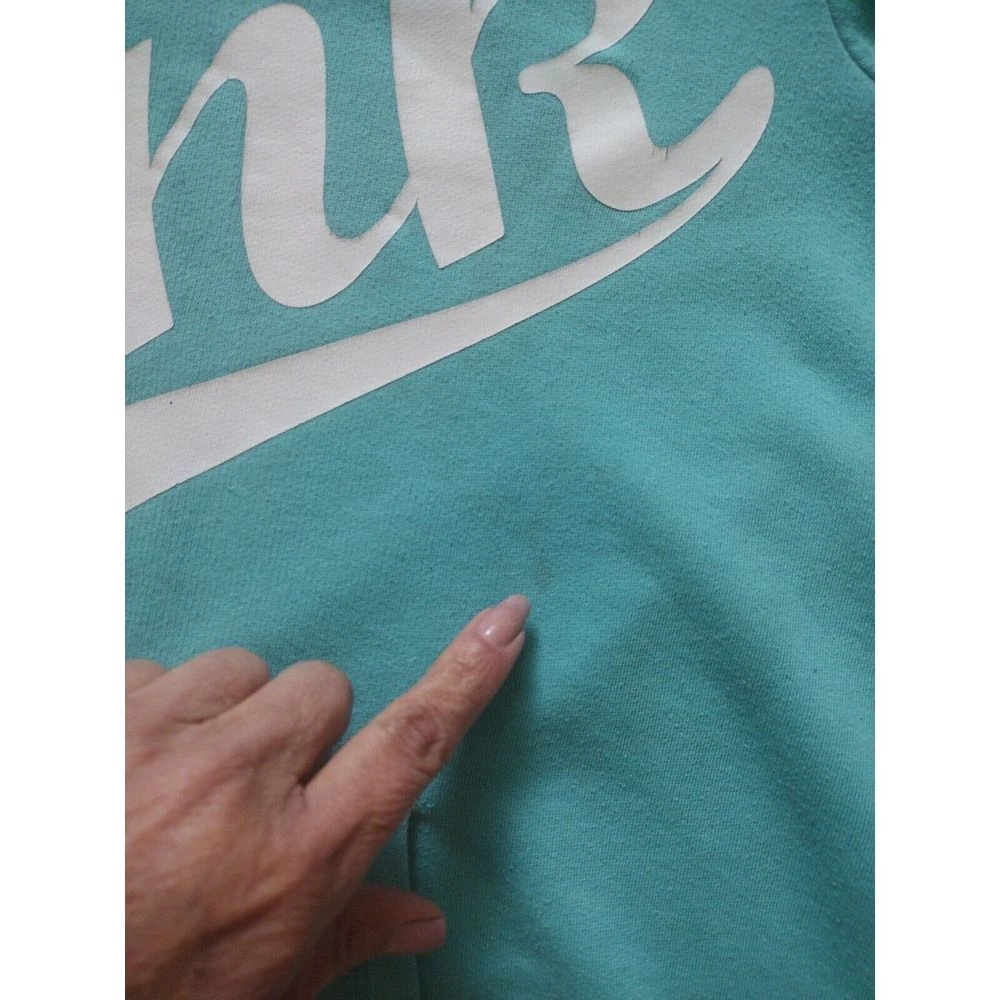 UNDERCOVER Felpa Victoria's Secret rosa donna S blu acqua pullover felpa con cappuccio logo bianco