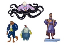 Walt Disney Lote De 5 Personajes Úrsula La Bella Y La Bestia Y Más (T9)