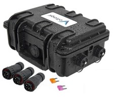 Battery Box waterproof Enclosure with connectors for 12V 9ah or 12V 10ah lithium