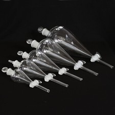 NEW 60ML 1000ML Lab Glass Separatory Funnel with Stopcock Chemistry Glassware