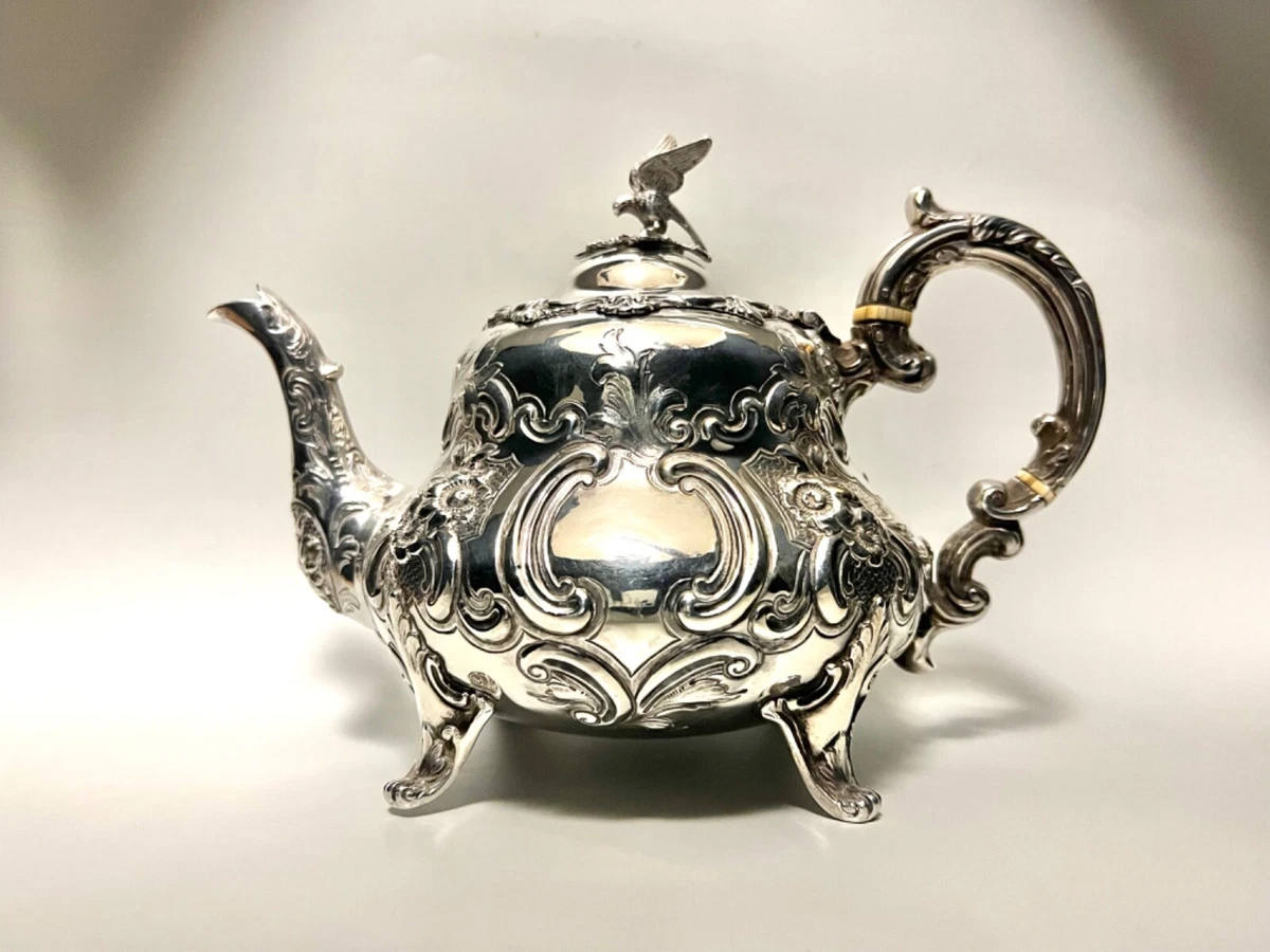 Antique silver teapots best sale ebay