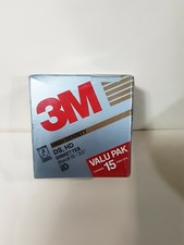 3M Diskettes 3.5" High Density DS HD Double Sided 15 Pack IBM Formatted