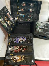 Jewelry Making Supplies Craft Bead Pre-Made Necklaces Tools In Carry Case