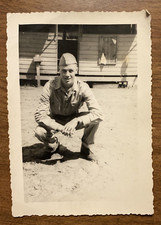 VTG 1944 WWII WW2 World War 2 U.S. United States Military Real Photograph P8L19