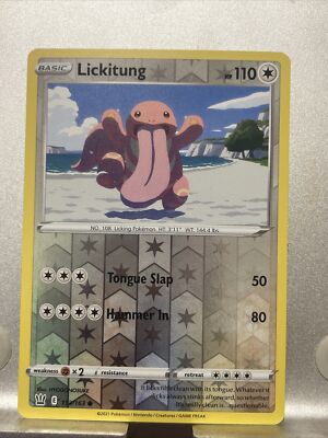 Lickitung 113/163 Reverse Holo Sword & Shield Battle Styles Pokemon