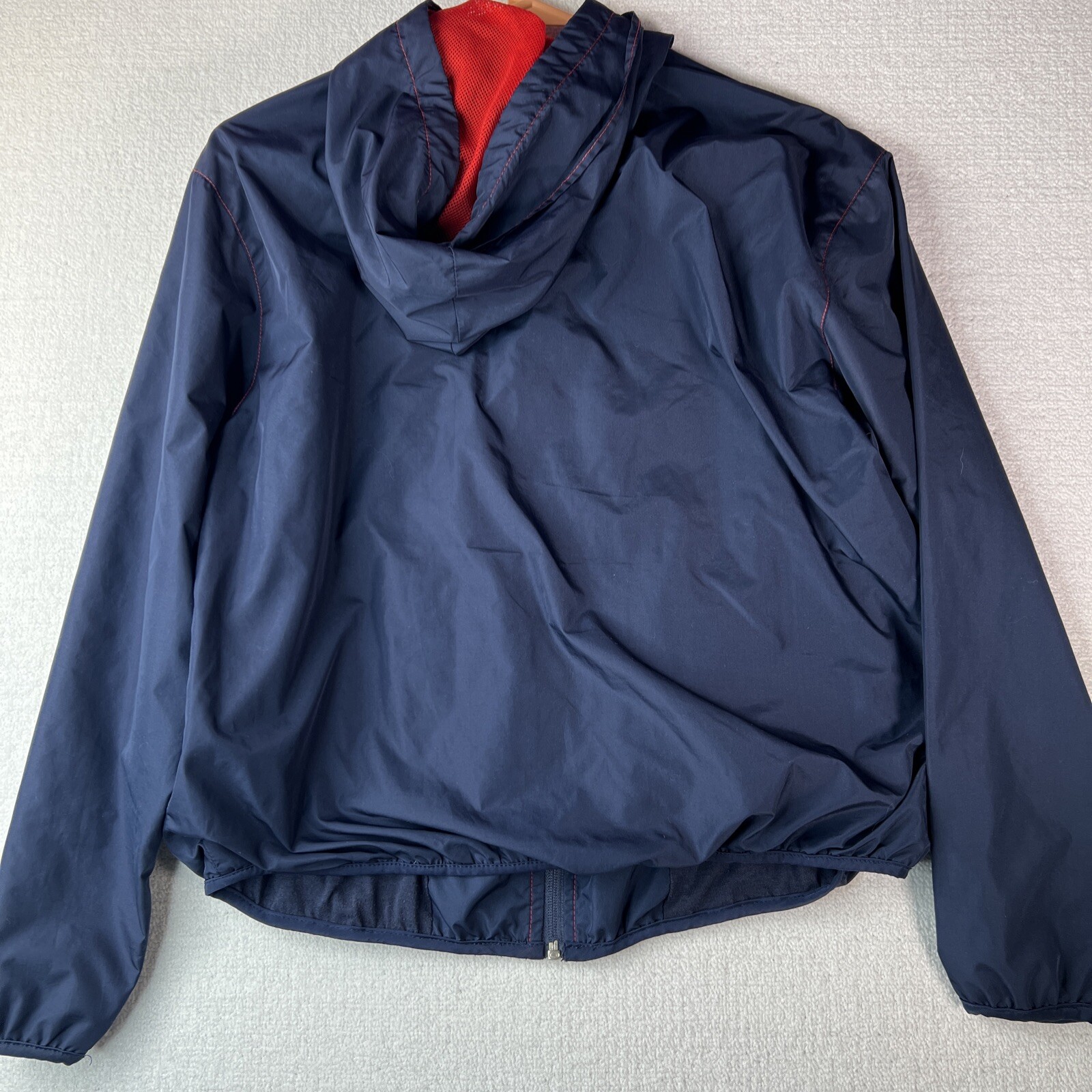 Catalina Womens Medium Hooded Windbreaker Jacket Gem