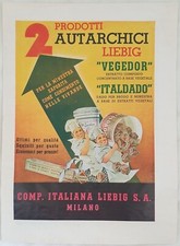 LIEBIG VEGE DOR ITALDADO Autarchische Produkte Werbung, Ca. 1937