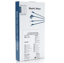 *8-Piece* Cooper Surgical Lone Star Elastic Stays 3mm Sharp Hook Sterile 3314-8G