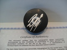 Ryan Merkley Autographed Signed San Jose Sharks Puck COA - CLEARANCE PRICE!!