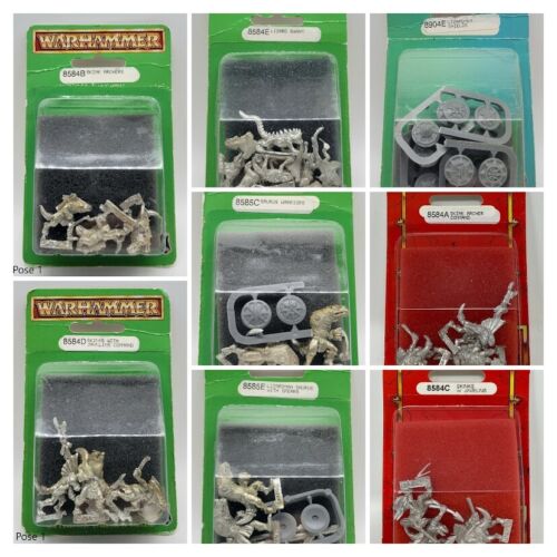 Games Workshop Warhammer Fantasy Blister Lizardmen NIB OOP (Green & Red) - Afbeelding 1 van 71