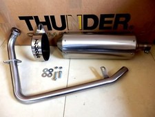 YAMAHA YZF 125 2008-13 Auspuff Komplettanlage Schalldämpfer EDELSTAHL RACE i2588