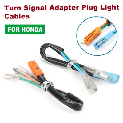 For Honda CBR 1000RR 650R/F 600RR CB500X/F Turn Signal Adapter Plug Light Cables