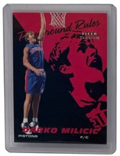 Darko Milicic 2003-04 Fleer Tradition Playground Rules Rookie Card Pistons #2. rookie card picture