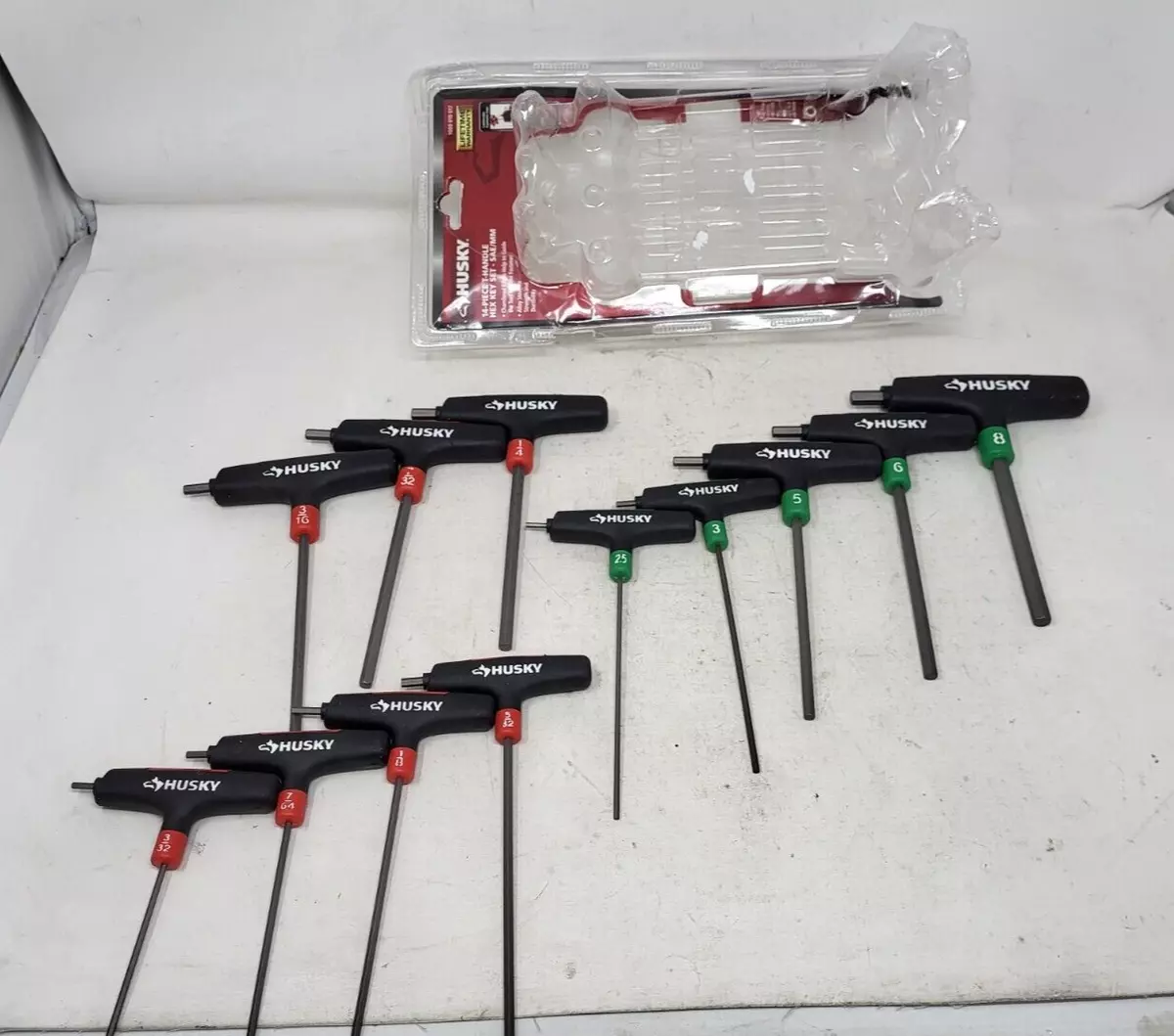T Handle Hex Key Set Husky HTHKSM14PCN