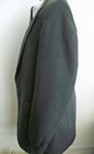 Men's Gray Striped Suit 44, White Button Down Shirt 17 1/2 & Gray  StripedTie — photo 5
