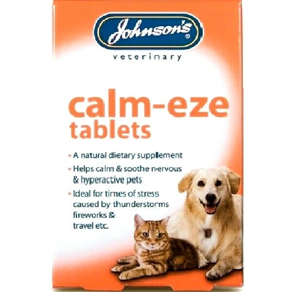 JOHNSONS CALM-EZE TABLETS FOR CATS AND DOGS ALL BREEDS - 36 TABLETS PACK - Image 10