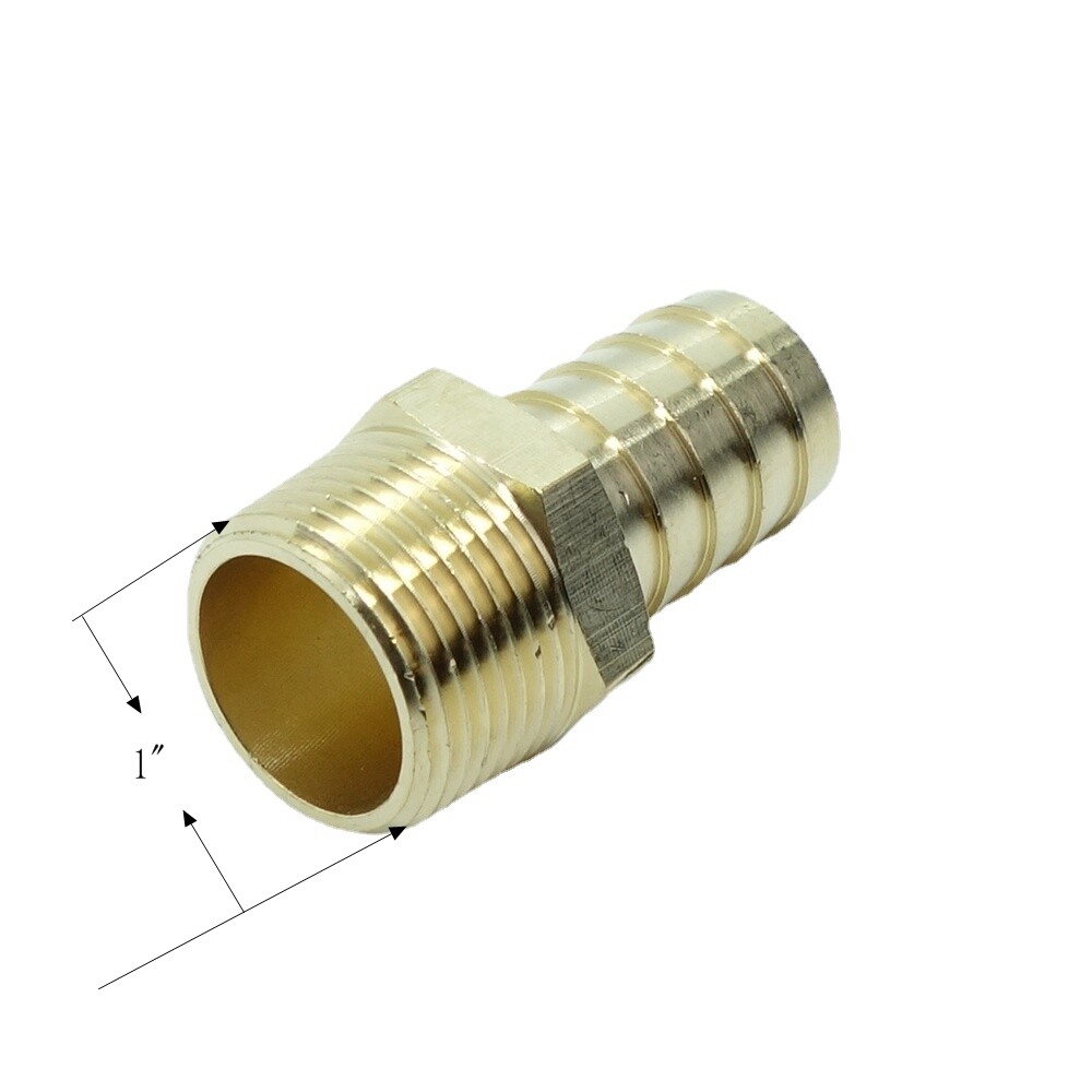 Raccordo In Ottone Dritto 3/4" ID Barb A 3/4" NPT Maschio Per Aria Acqua 665496 - Foto 13
