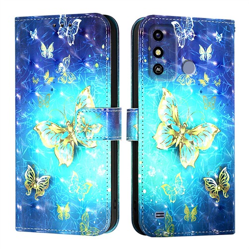 For ZTE Blade A52 A73 A75 V70 Nubia Z60 Ultra 3D Pattern Flip Wallet Book Cover - Picture 18 of 19