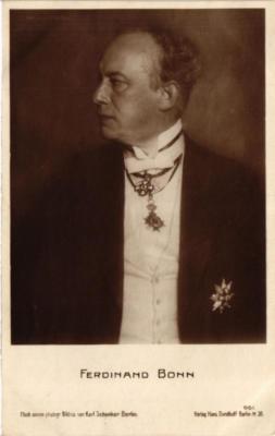 Old postcard AK Ferdinand Bonn THEATER STAR (643208)
