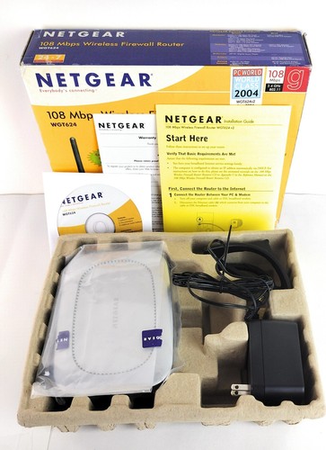 Netgear WiFi Firewall 108 Mbps 4-Port 10/100 Wireless 802.11b/g WGT624v2 - Picture 7 of 7