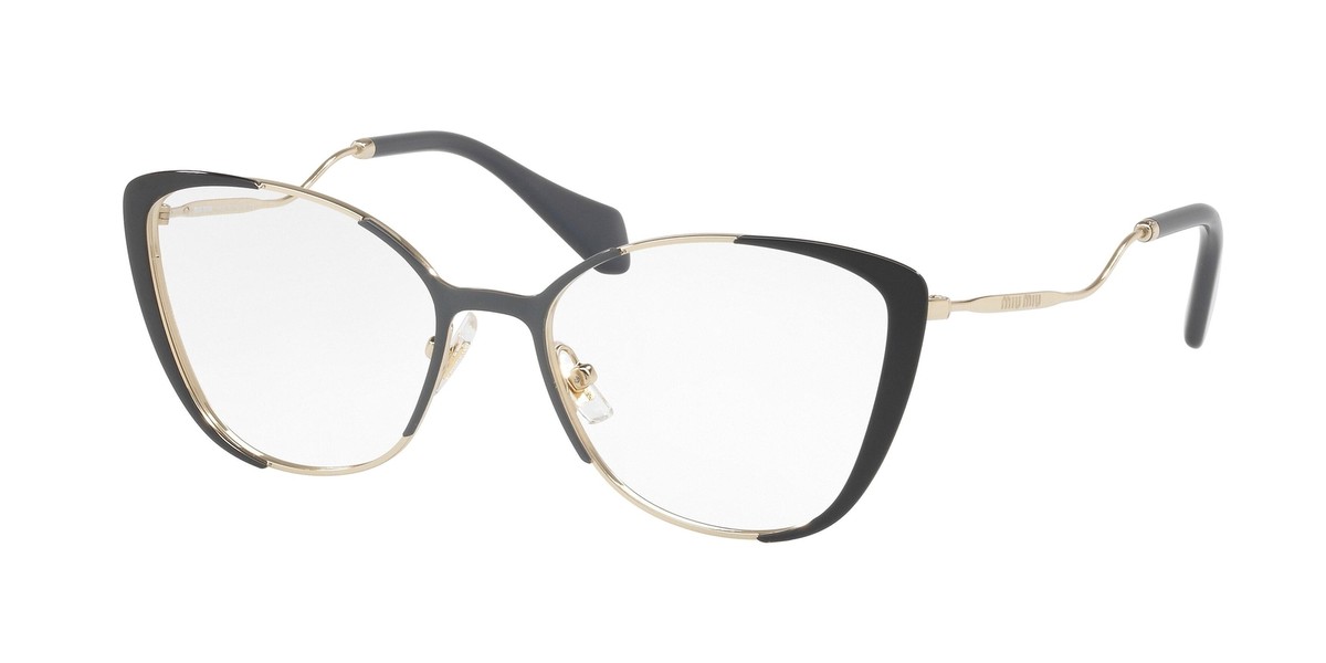 NEW Miu Miu 51QV Core Collection Eyeglasses VYD1O1 Black 100