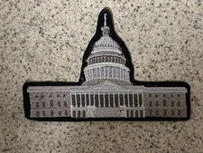 CUSTOM MADE Embroidered US Capital Building Patch