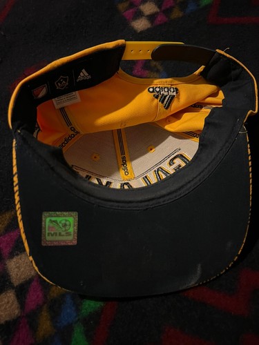 RARE Adidas - L.A Galaxy Soccer Futbol Hat Cap Fan Embroidered Los Angeles MLS - Picture 6 of 9