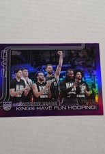 2025-26 Topps - Checklist Zach LaVine #295 Purple Rainbow /250