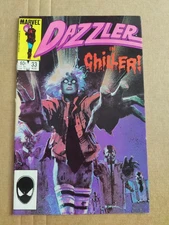 Dazzler 33 LOW GRADE Marvel Chiller Michael Jackson 1984 Sinkiewicz Cover (3)