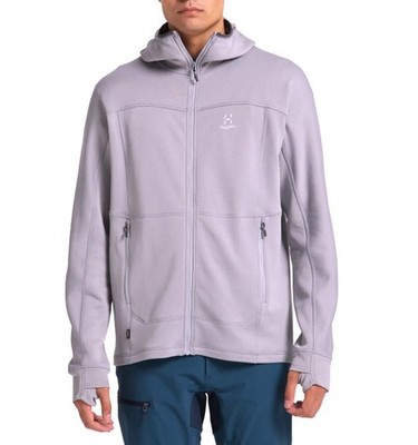 Haglöfs Jacke Sweatjacke Herren Gr.L Betula Hoodie Polartec Power Dry 155272