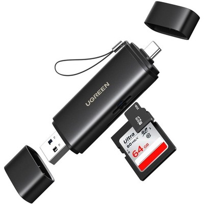 USB C SD Kartenleser SDHC SDXC MicroSD micro SDHC UHS-II