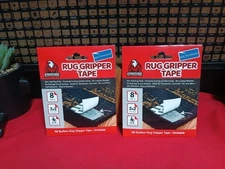 2x Non-Slip Rug Pads- Prevents Curling and Bunching- 8 2"x3" Patches per pack